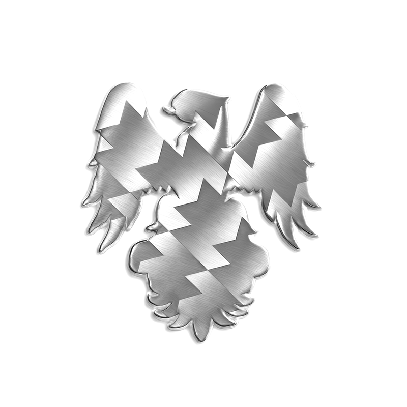** PRE-ORDER NOW : ARRIVING JULY 2026 **  Silver Snowstorm Badge